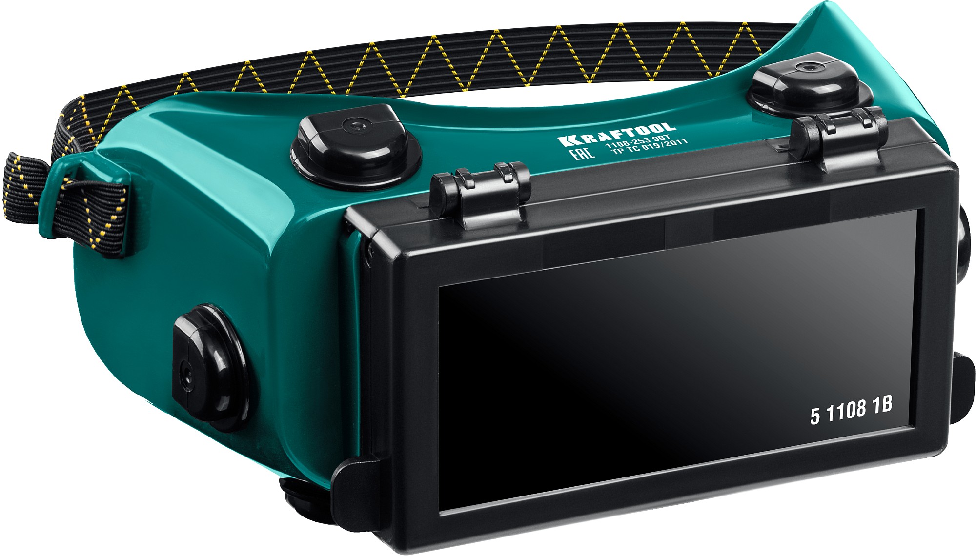 KRAFTOOL с откидным блоком, панорамные, очки газосварщика (1108)