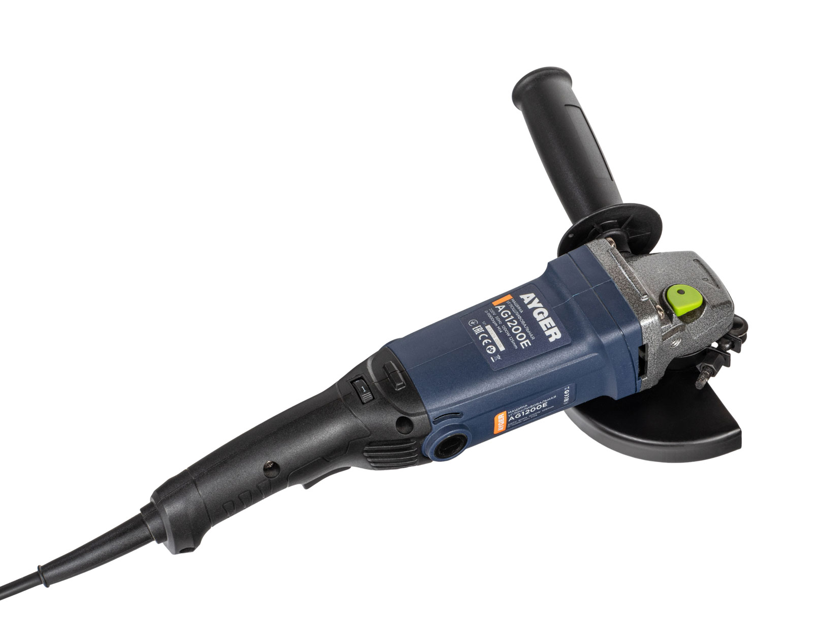 Угловая шлифмашина AYGER AG1200E
