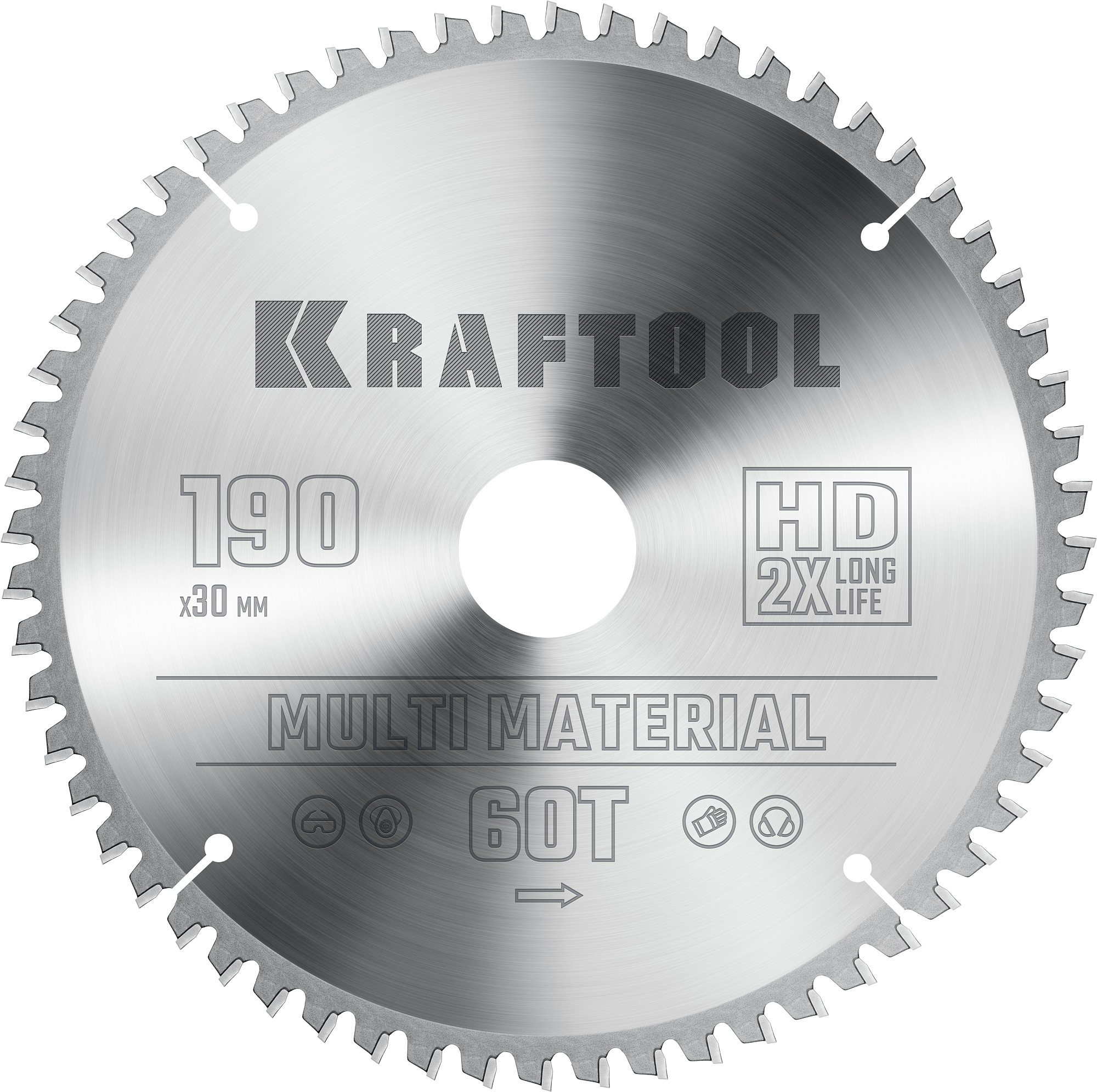 KRAFTOOL Multi Material 190х30мм 60Т, диск пильный