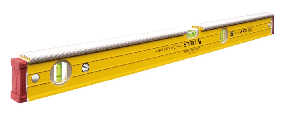 Уровень Stabila тип 96-2 К, 80см (2верт.,1гориз.,точн. 0,5мм/м) для каменщика/плиточника