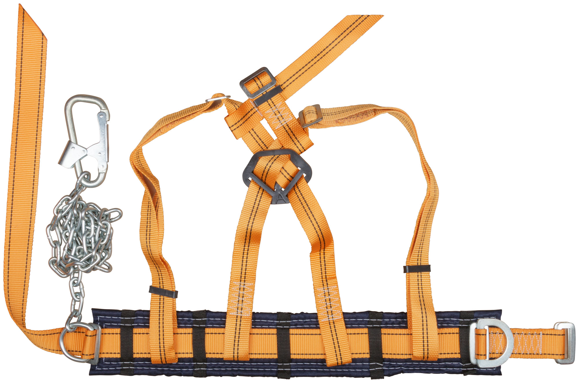 Удерживающая привязь с наплечными лямками УП-2ДГ ( цепь )