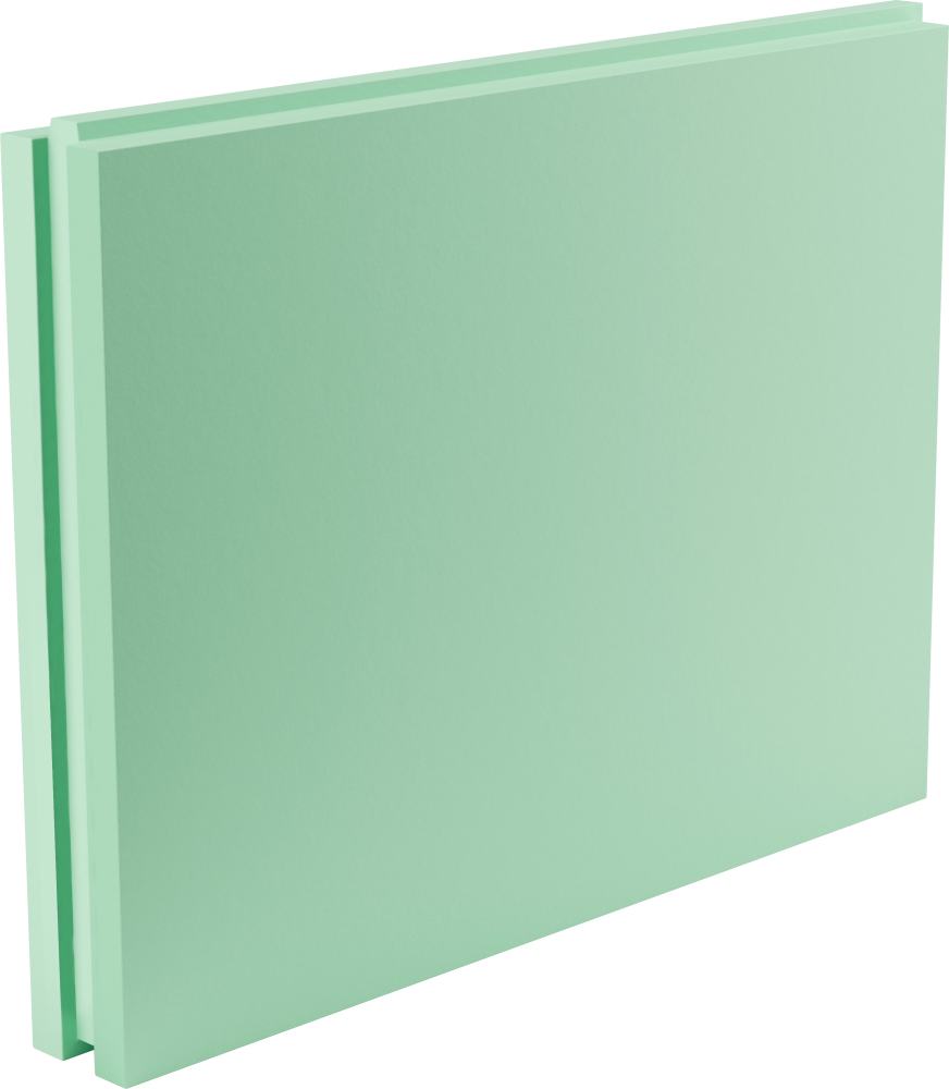 Плита гипсовая пазогребневая полнотелая влагостойкая, 100мм ТМ ВОЛМА