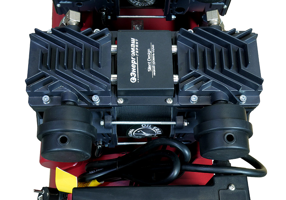 Компрессор безмасляный ВК1-100БМБ Энергомаш ГАРАНТ 3х1500Вт,720л/м, ресивер 100л,,бесшумный