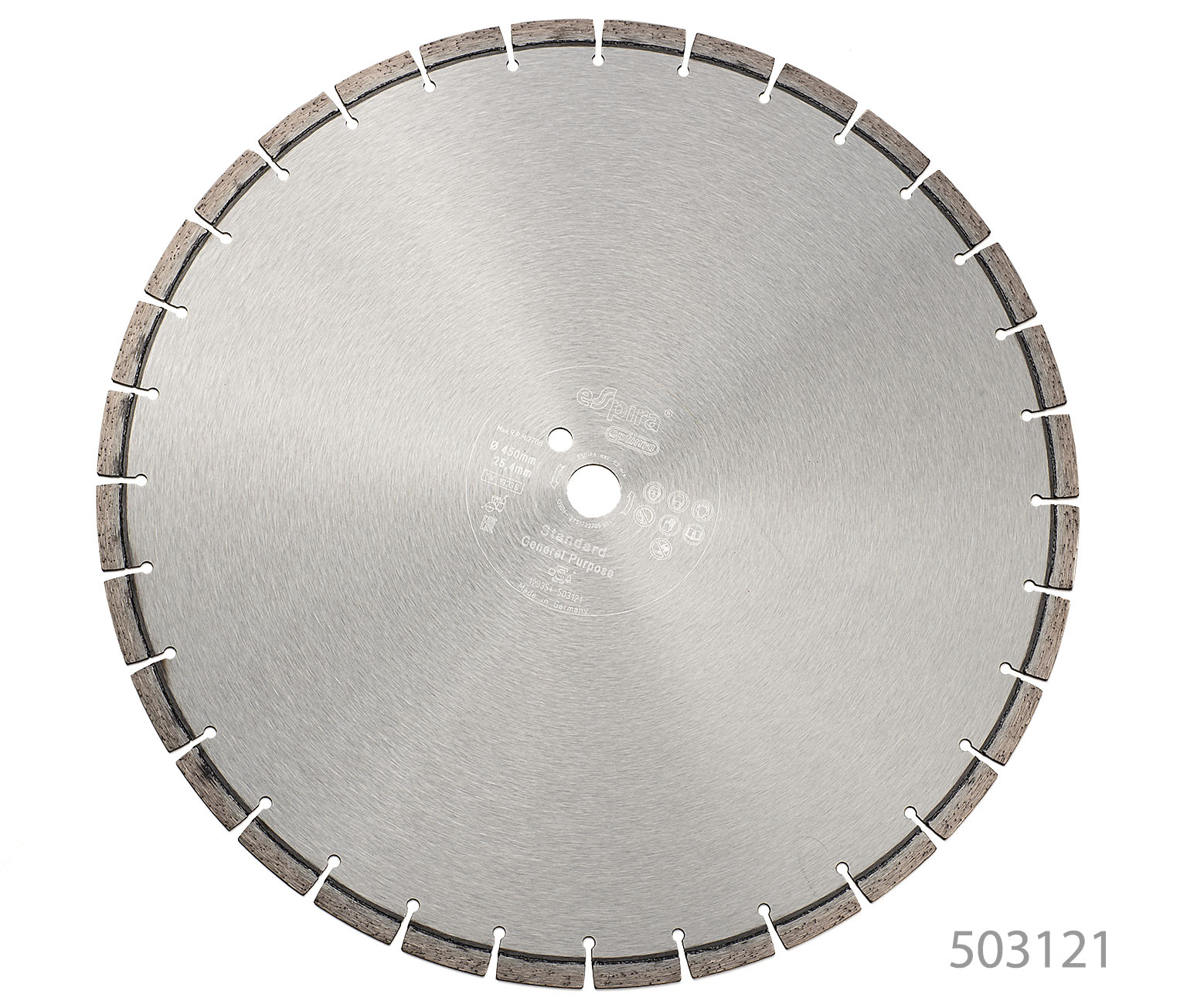 Алмазный диск Espira UX-218 Optima 450*25.4 сегм 11*4.0