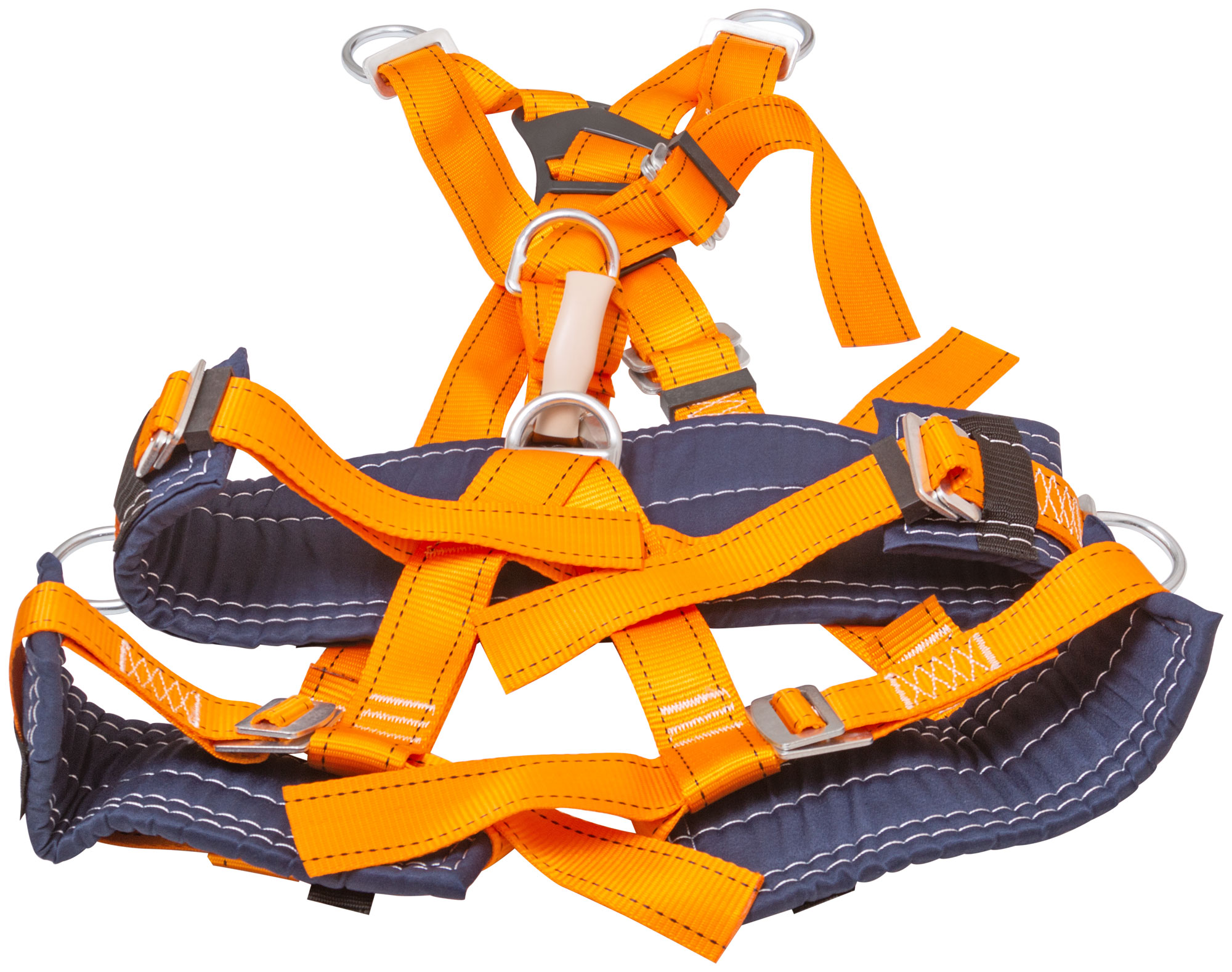 Удерживающая привязь с наплечными и набедренными лямками "Пром-альп" УСП-III ( лента )