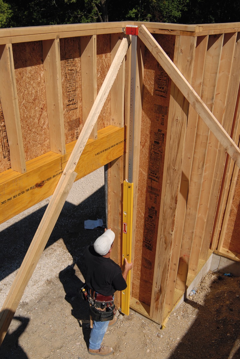 Уровень Stabila тип 106Т, раздвижной, 213-376см (2верт., 1гориз.,точн. 0,5 мм/м)