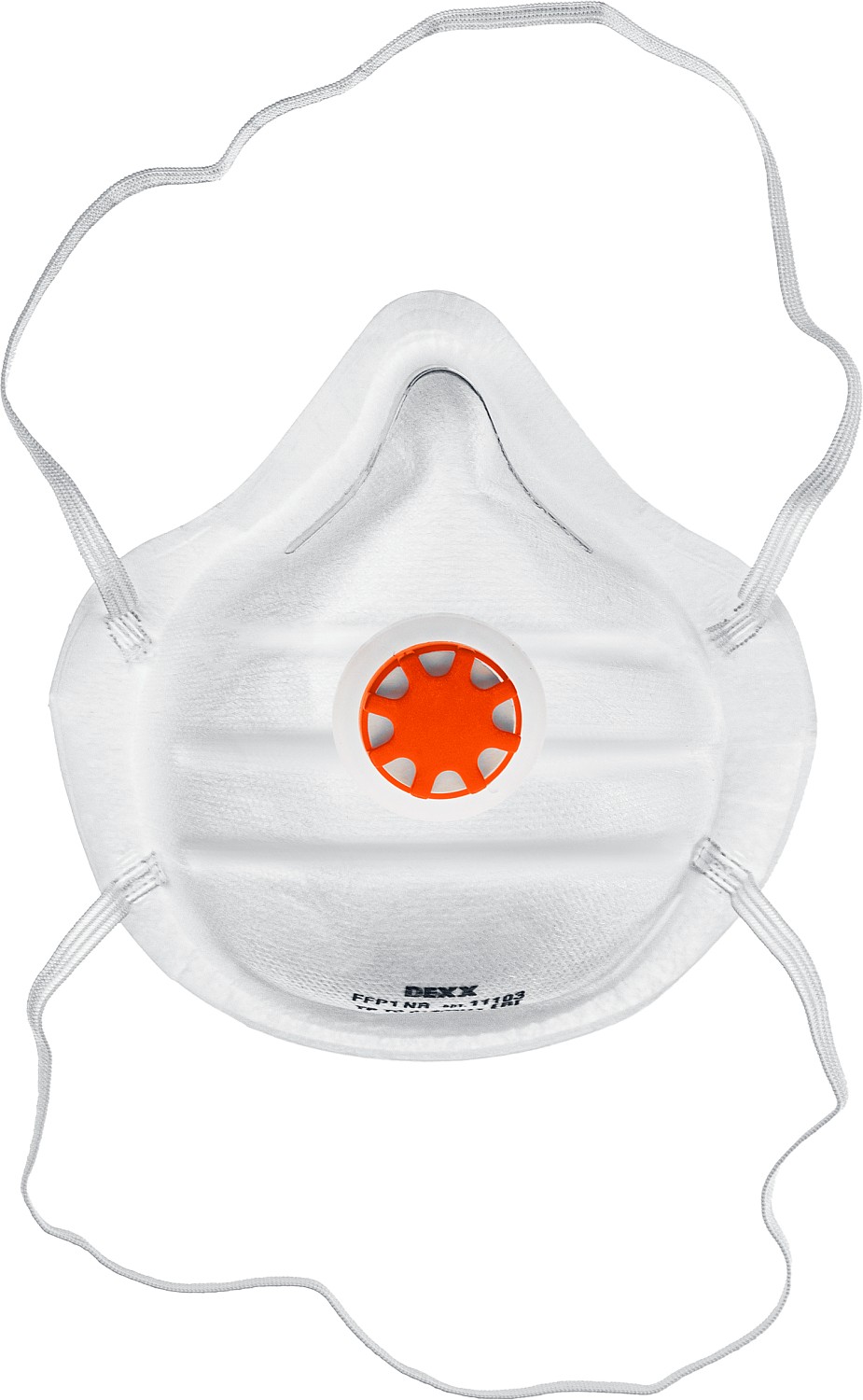 DEXX класс защиты FFP1, коническая, с клапаном выдоха, фильтрующая полумаска (11104)