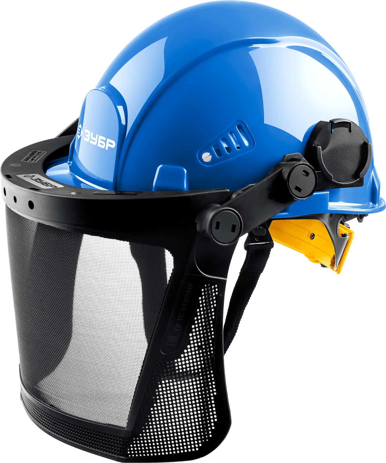 ЗУБР ЗАСЛОН-С экран из мелкоячеистой сетки 190х339мм, для крепления на каске, защитный лицевой щиток, Профессионал (110855)