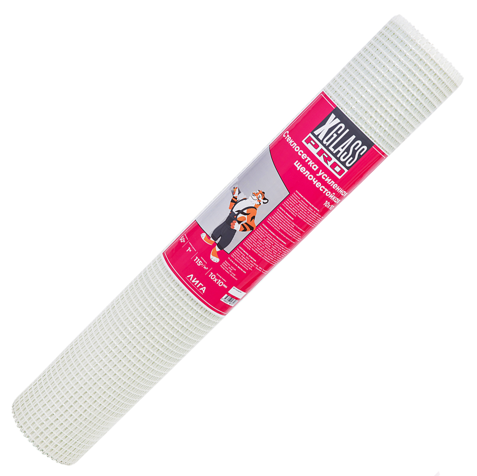 X-Glass Pro Сетка стеклотканевая усиленная 10х10мм 115 г/кв.м 50 м