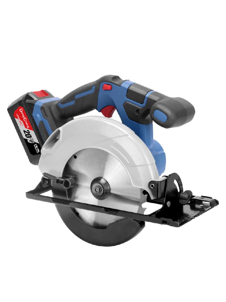 Аккумуляторная циркулярная пила DongCheng DCMY165S(TYPE BDM), 20 В, 165 мм, 1 акб 4 Ач