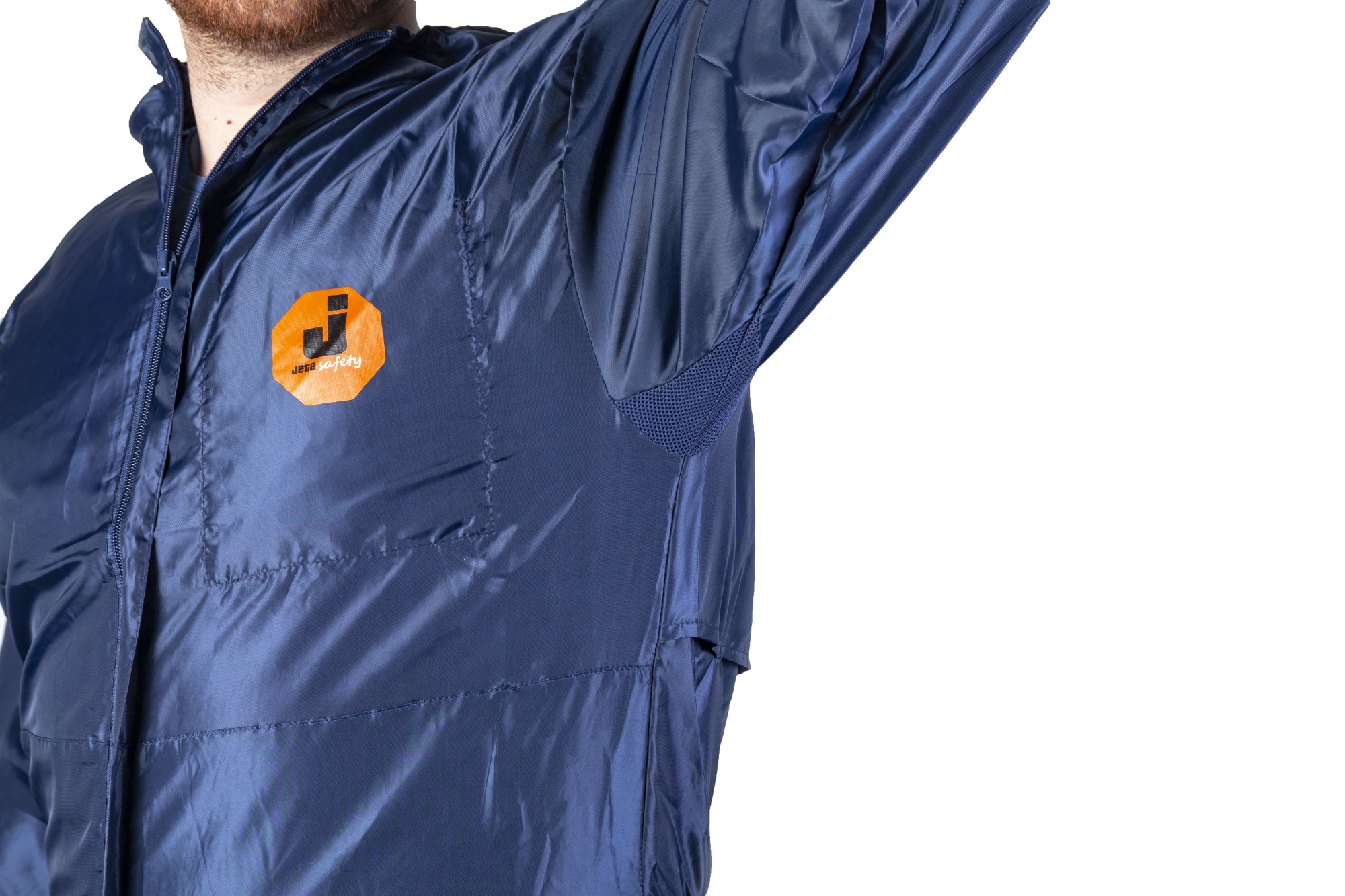 Комбинезон многоразовый защитный из полиэфирной ткани JPC75b-4XL Jeta Safety синий, разм. 4XL