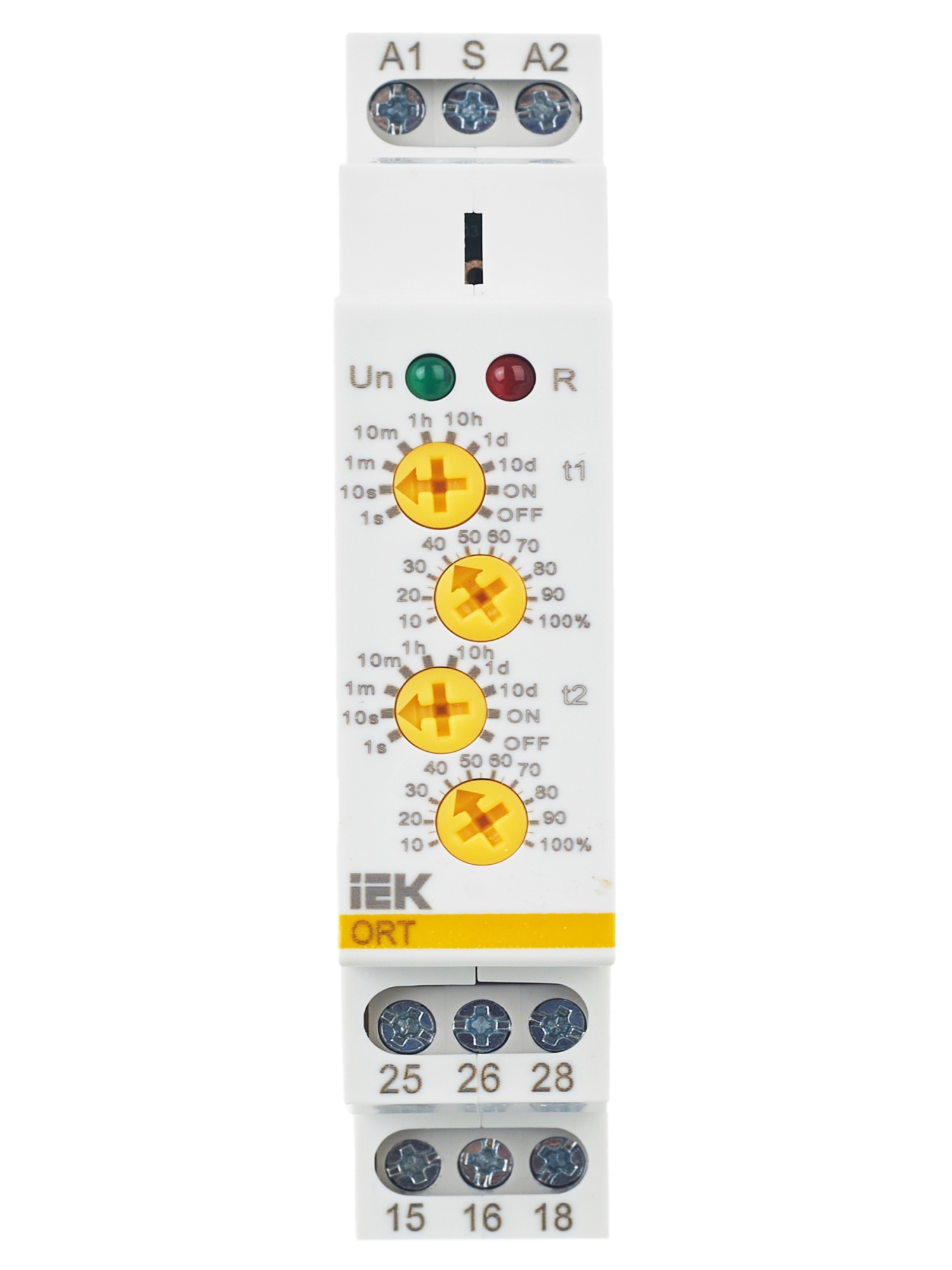 Реле времени ORT 2 контакта 2 уставки 230В AC IEK