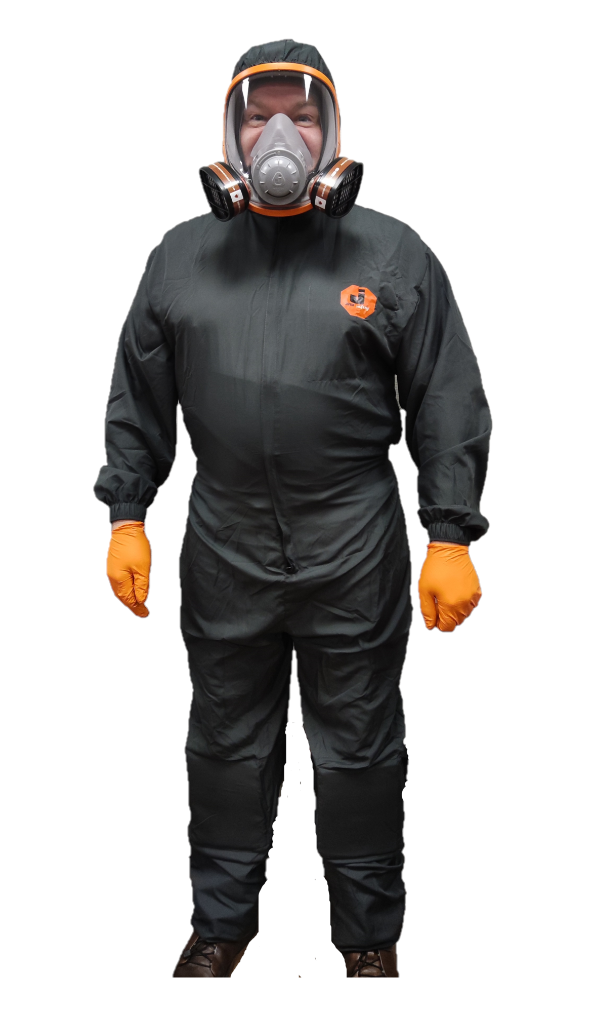 Защитный комбинезон Paint-Expert из полиэфирной ткани (серый) JPC-155-XXL Jeta Safety, разм. XXL